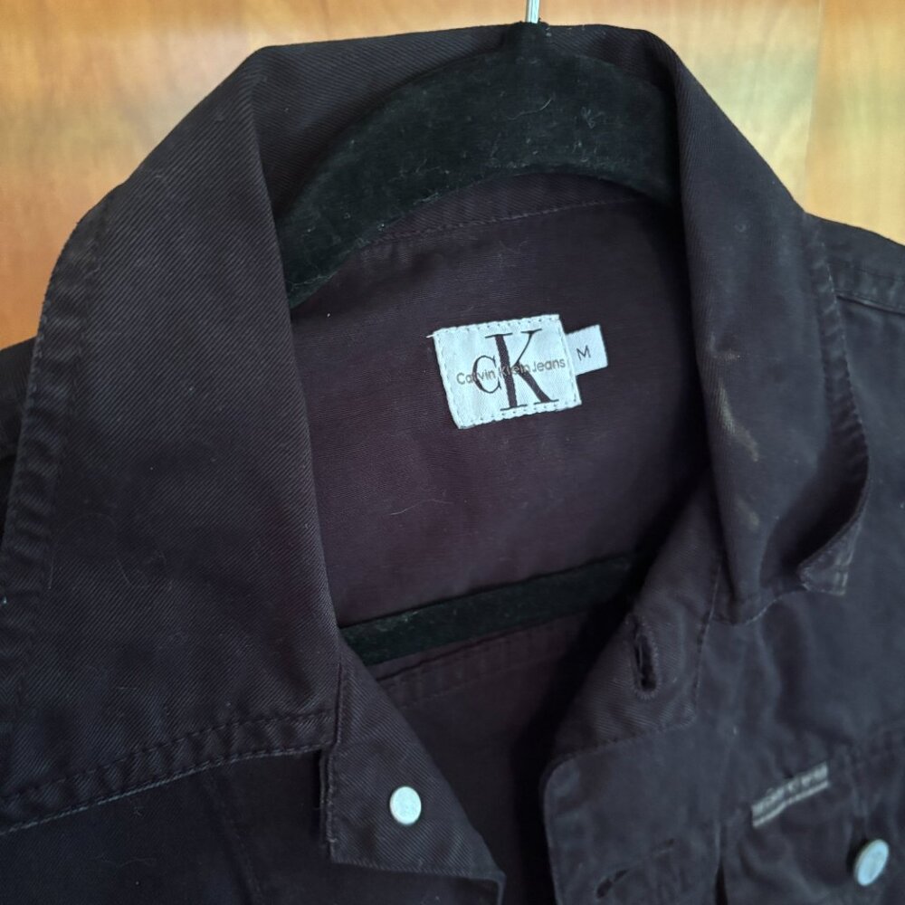 Calvin Klein Black Denim Vest - Picture 3 of 4